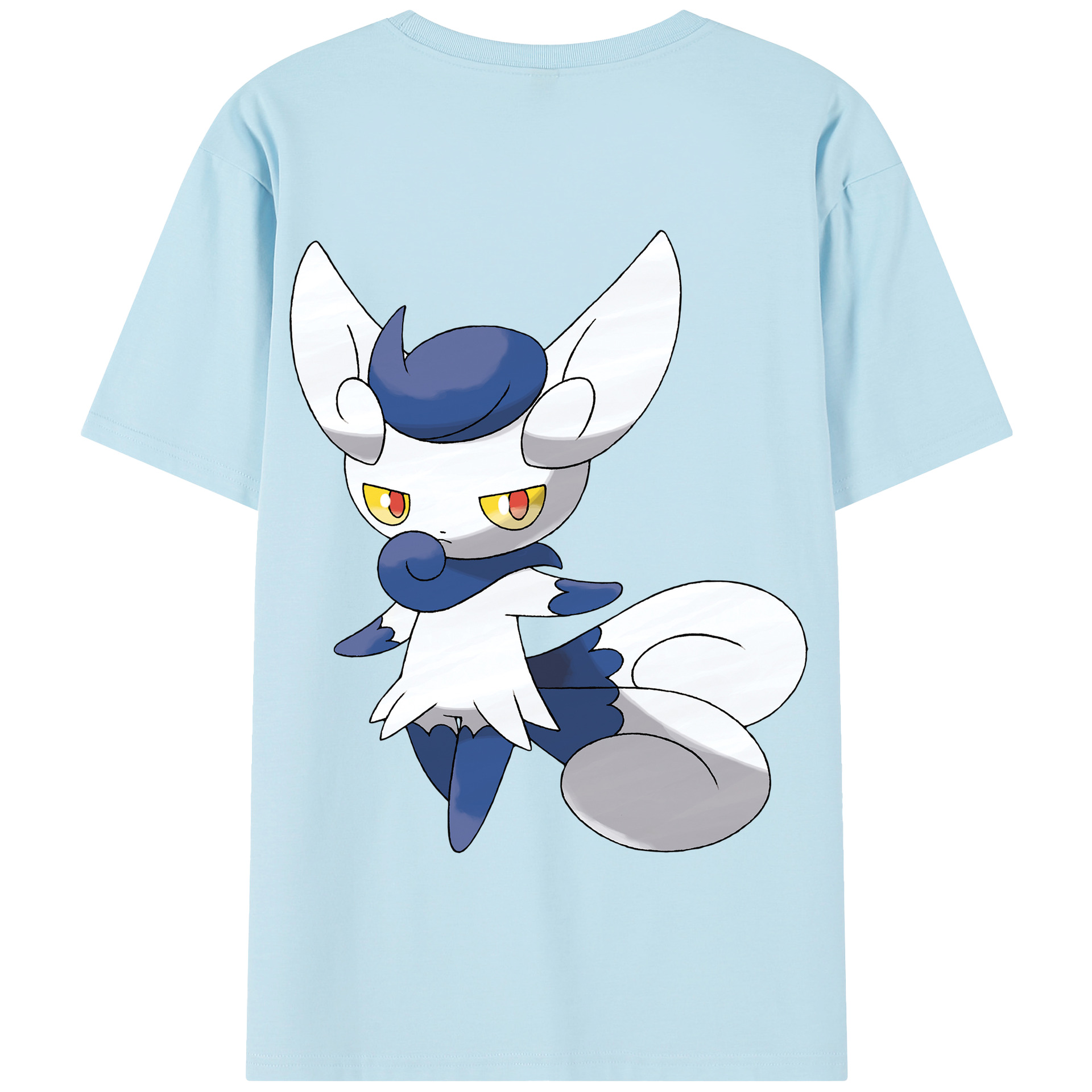 （画像用） ポケットモンスター Pokémon 綿100％半袖Tシャツ（背面プリント）